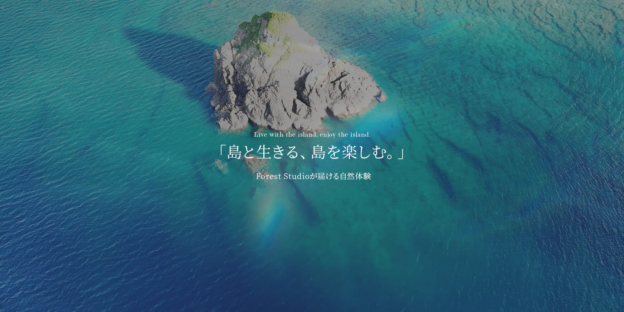 「島と生きる、島を楽しむ。」 　― Forest Studioが届ける、自然体験 ―